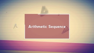 Arithmetic Sequence video tutorial
