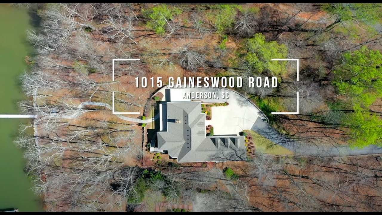 Lake Hartwell LUXURY Home for Sale in DEEP Water 1015 Gaineswood Rd