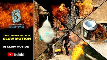 COOL THINGS TO DO IN SLOW MOTION (Huewai P40 Pro)