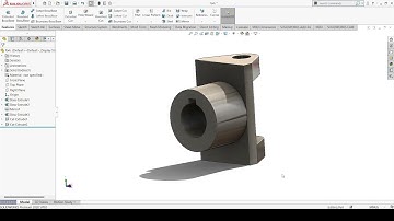 UNIVERSAL COUPLING FORK IN SOLIDWORKS