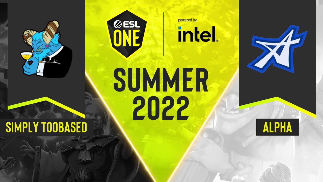 Dota2 - simply TOOBASED vs ALPHA - Game 2 - DPC NA Tour 3 - ESL One Summer 2022: Division 2