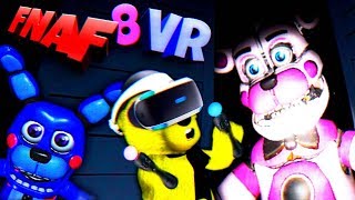 FNAF 8 VR HELP WANTED НОЧНОЙ КОШМАР с ФАНТАЙМ ФРЕДДИ в КОМНАТЕ из ФНАФ 4 и КУЧА СКРИМЕРОВ !!!