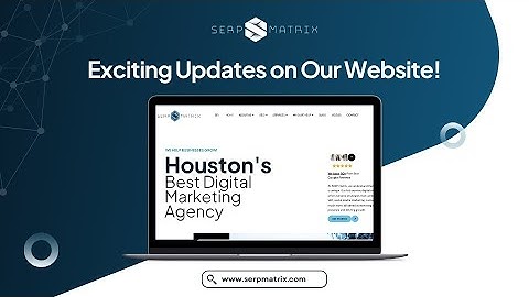 SERP Matrix New Website Alert Promo Video