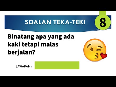 Teka Teki Paling Susah Di Dunia Dan Jawapan Teka Teki Haiwan Dan Jawapan