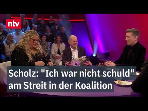 Scholz: 'Ich war