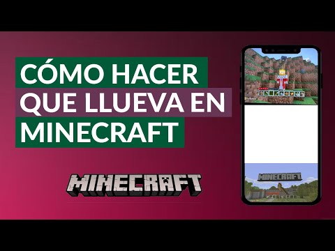 Cómo Hacer que Llueva y deje de Llover en Minecraft - Comando para la Lluvia