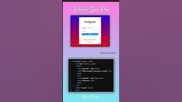 How To Create Instagram Login Page | Login Page | Html Css Login Page | Coder Nobita |