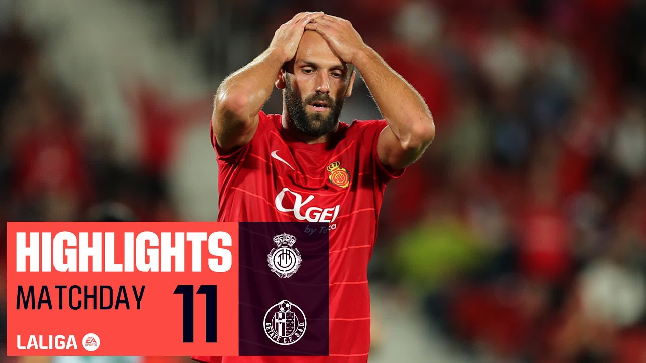 Resumen de RCD Mallorca vs Getafe CF (0-0) - YouTube