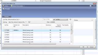 Food Quality Control Software - Microsoft Dynamics NAV and SI Foodware