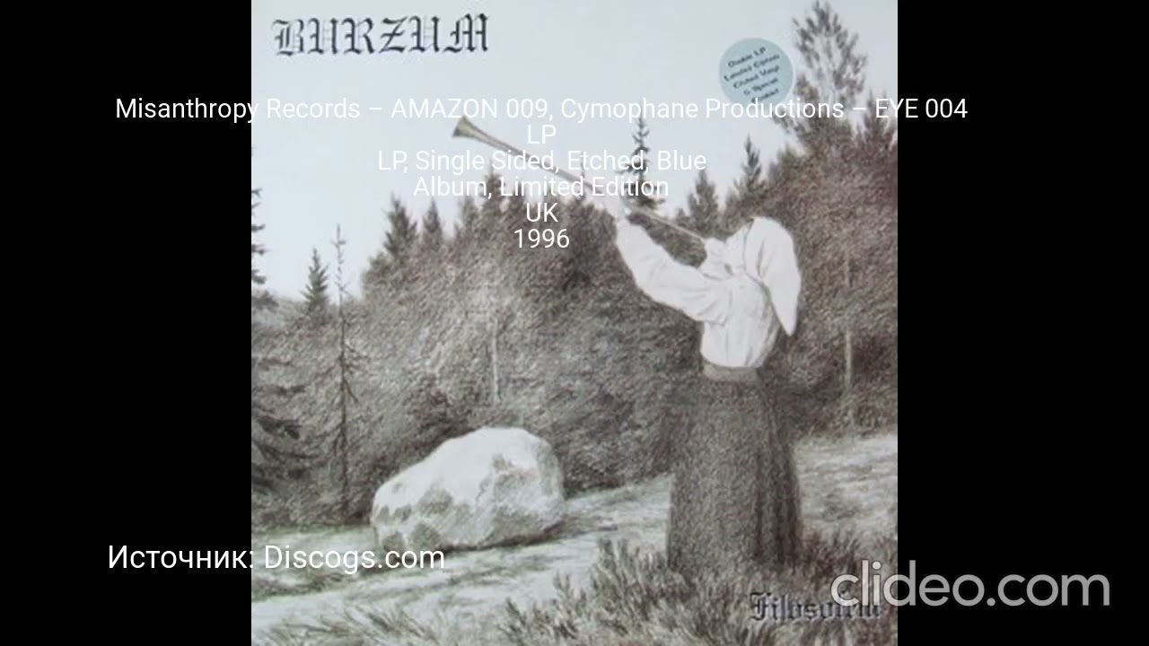 Все издания альбома (LP) - Burzum - Filosofem Часть 1 - YouTube