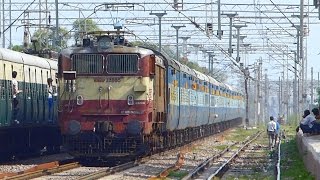 Unsung Hero of IR WAG-5 Pulls away Valsad - Haridwar Superfast Express