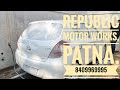 Hundai i20 in for a quick shower at Republic Motor Works, Patna. 8409969995