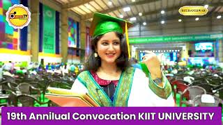 The 19th Annual Convocation of KIIT Deemed to be University KIIT-DU #trendingvideo #kiituniversity