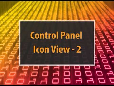 Control Panel Settings - YouTube