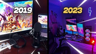 4 Year Gaming Setup Progression...