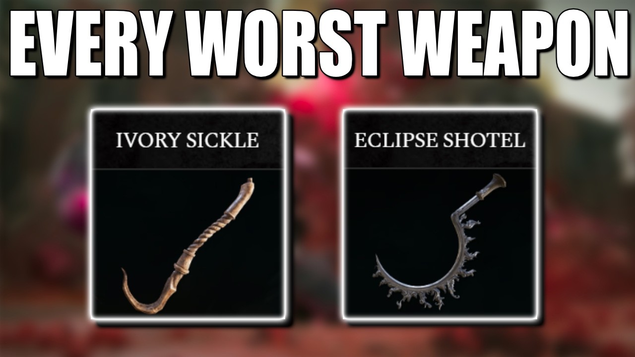 Using Every Worst Weapon In Elden Ring