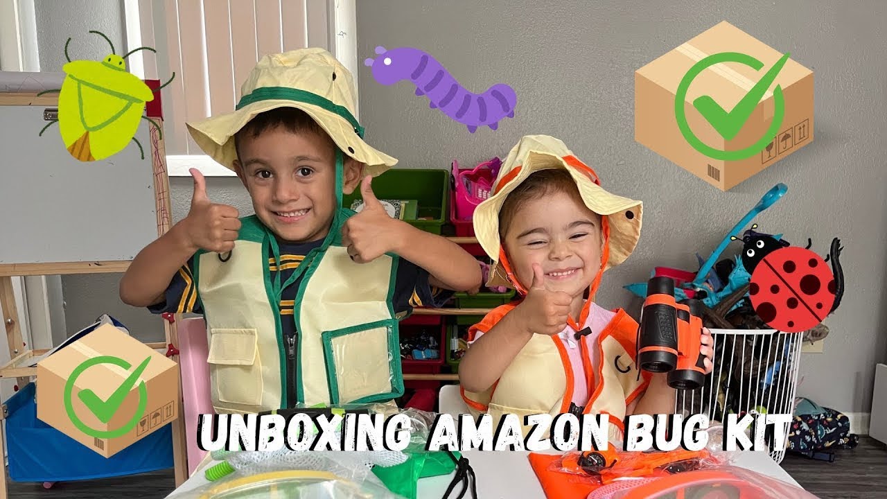 Kid Bug Kit UNBOXING A KID FRIENDLY BUG KIT with D and E!!! - YouTube