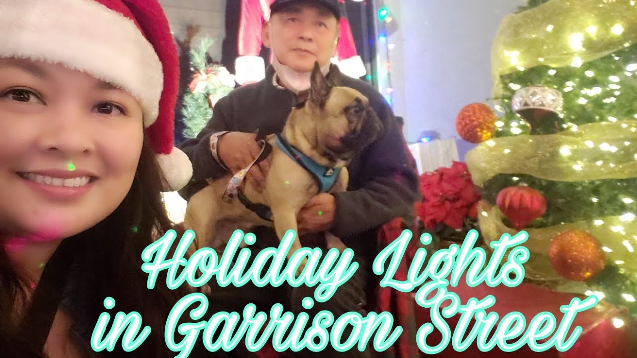 Holiday Lights in Garrison Street YouTube
