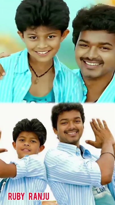 💥😎Thalapathy Vijay And Son Sanjay❤️🤯 Ruby Ranju