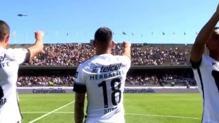 Salida de Pumas a la cancha del Olimpico Universitario J2 CL16