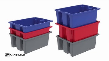 Simplastics® Nest & Stack Totes from Akro-Mils