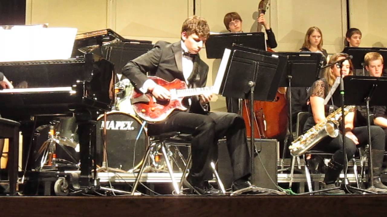 Winona Senior High School Jazz Band Guitar and Bass Solos 472014
