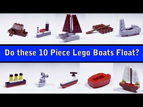 Do these 10 Piece Lego Boats Float?