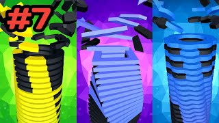 Drop Stack Balls 3D- Level 130-150 Gameplay Video | #7