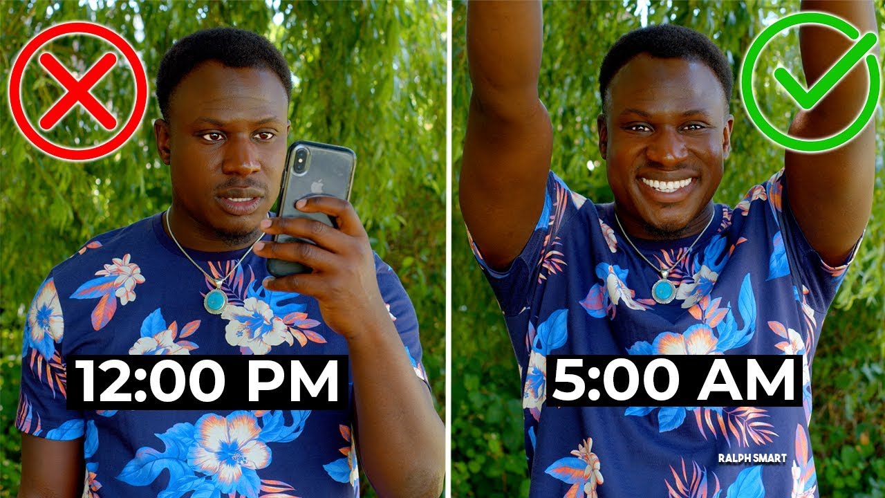 How to Wake Up EARLY & Be Productive! My Healthy Morning Routine! | Ralph Smart