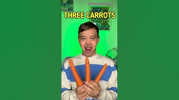 🥕 Let’s Count the Carrots! How Many Do You See? #count #kids