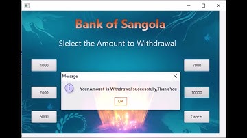 ATM management  system  project l💥l in javaFX l💥l Final year project l💥l