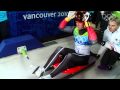 Felix Loch (GER) Wins Men's Luge Gold - Vancouver 2010 Winter Olympics