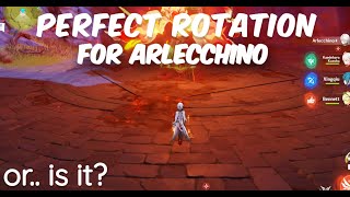 How to properly do a rotation with Arlecchino ... maybe | Genshin impact