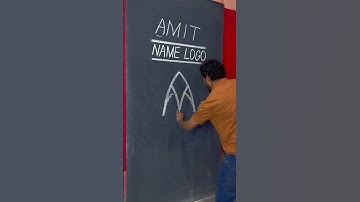 AMIT Name Logo ❤️ #amit #name #logo #art #youtubeshorts