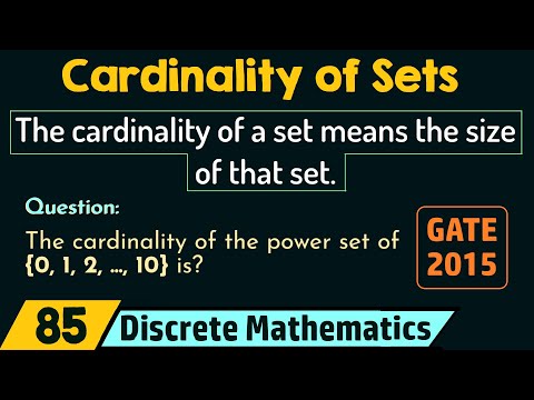 Video: Apakah maksud kardinaliti dalam matematik?