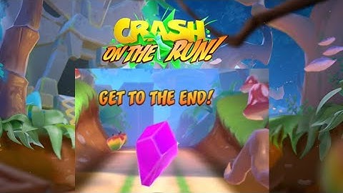 Crash Bandicoot: On the Run! Woods Turtle Challenge Runs Get To The End!♦️🏃