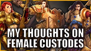 Female Custodes are now 100% Canon | What does this mean for Warhammer 40k?