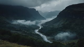 Storm in the Valley  Deep Thunder Echoes & Rain  Sleep Sounds