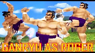 [TAS] Ganryu With Roger/Alex's Moves Gameplay - Tekken 2 (Arcade Version) (Requested)