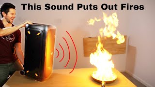Using Sound as a Fire Extinguisher