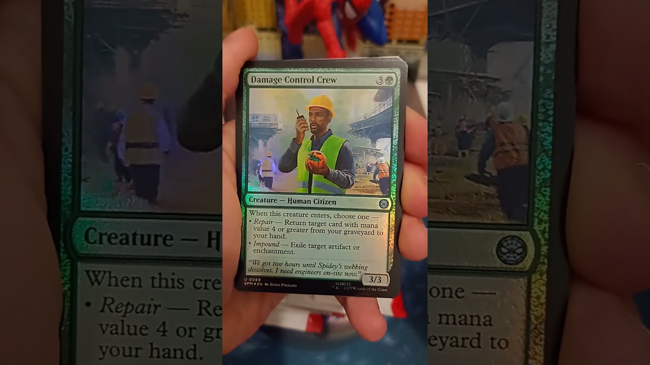 Opening a Magic the Gathering Spider-Man Collector Booster Pack!  