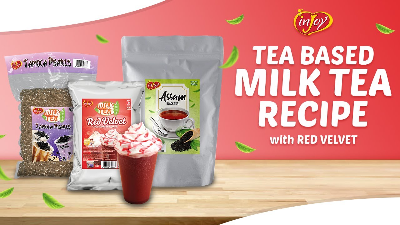 Teabased Red Velvet Milk Tea Recipe inJoy Philippines Official YouTube