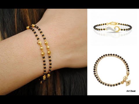 Beautiful Gold Plated Pachi Kundan Mangalsutra Bracelet – Abdesignsjewellery