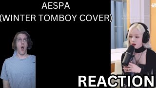 Winter AESPA TOMBOY COVER REACTION