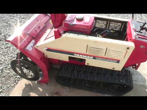 除雪機の整備 ヤンマーYSR-900 オイル交換 - YouTube