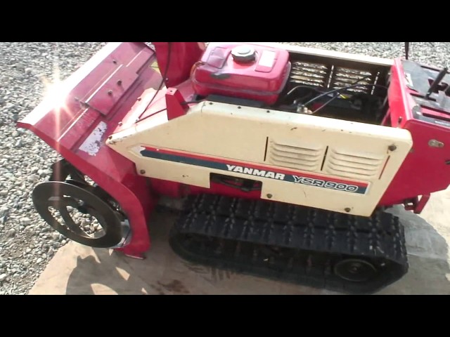 YANMAR除雪機　YSR900RH　整備済み 除雪機の整備 ヤンマーYSR-900 オイル交換 - YouTube