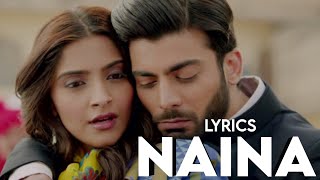 Video thumbnail of "||Naina : Khoobsurat | Lyrics | Winmay Vibezz||"