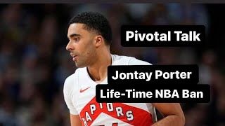 Jontay Porter receives lifetime ban from NBA for violating Gambling rules, the guys react| The Pivot