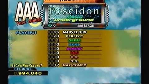 AAA/PFC#8 Poseidon BSP DDR X US PS2