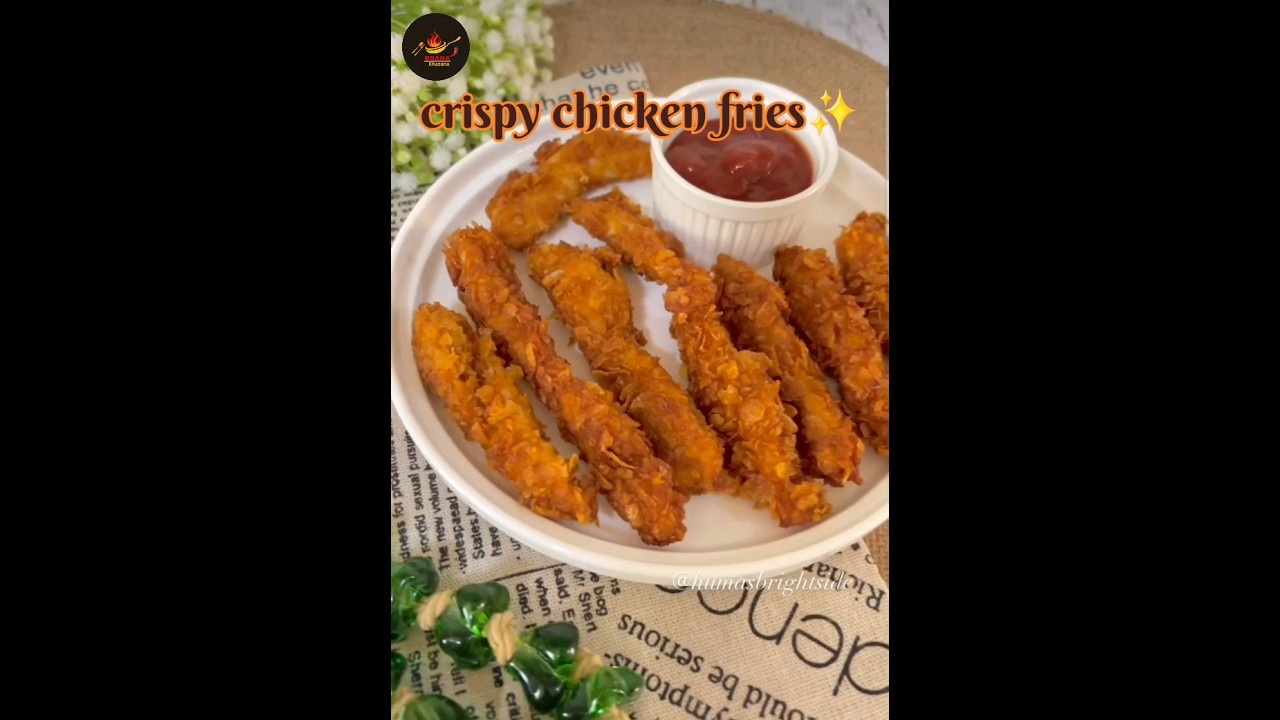 Crispy chicken fries ✨️_ #shorts #chicken #crispychickenfries #fries #easyrecipe photo